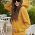 Damen Hoodie | Weicher Kapuzenpullover mit Kordelzug & Kängurutasche